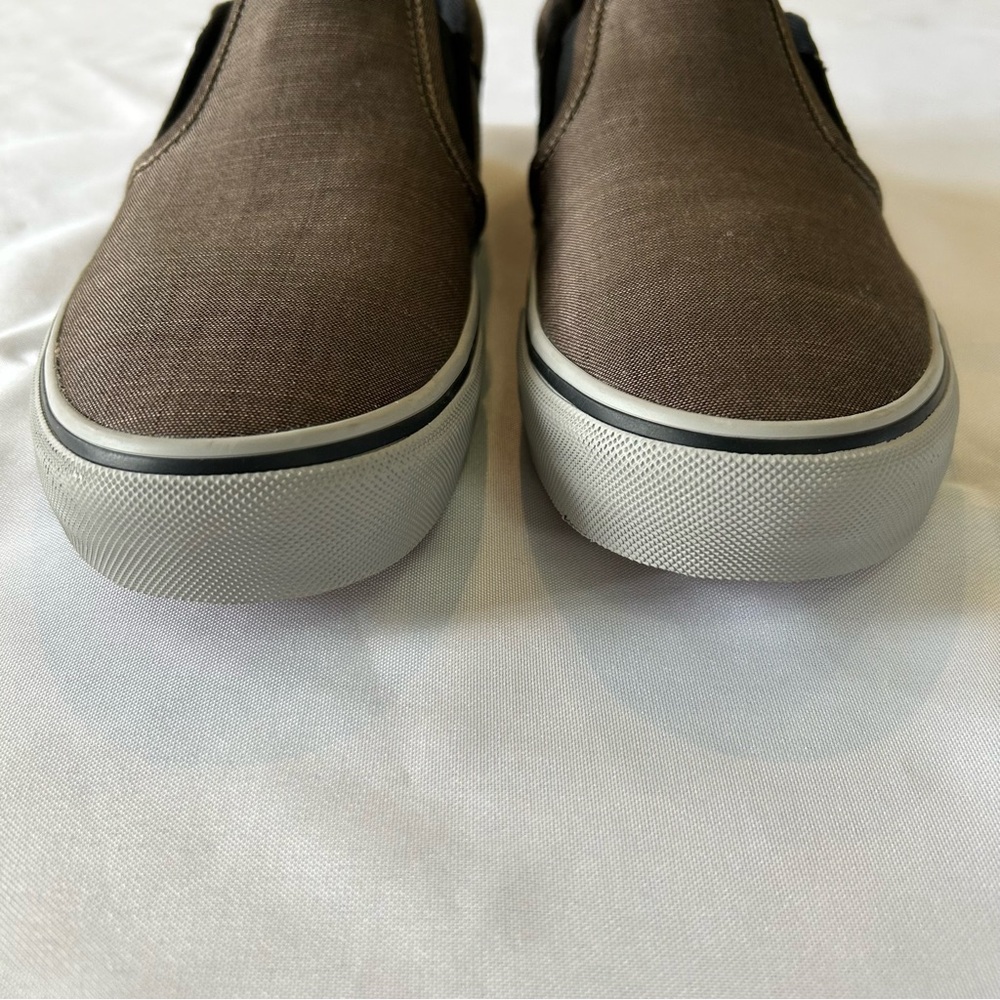 Vans Asher Deluxe Slip-on Shoe Sneaker Brown Size 9 US - Picture 3 of 9